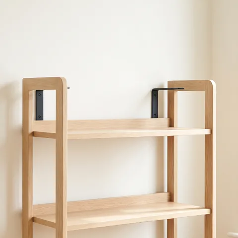 내추럴 화이트오크 3단 책장
