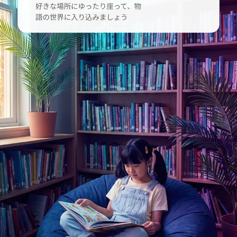木陰のように涼しい書架
