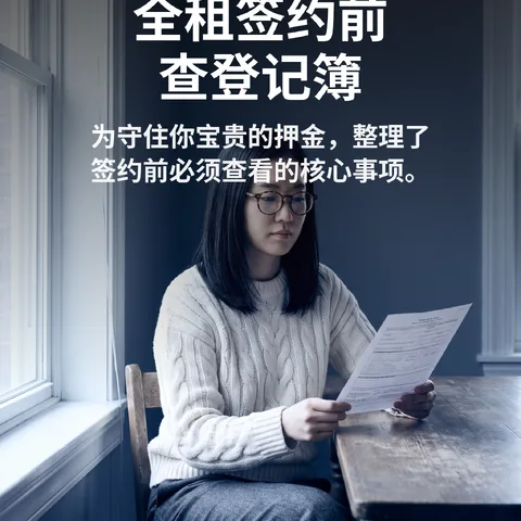 全租签约前查登记簿