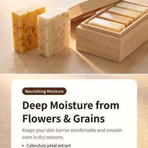 Deep Moisture from Flowers & Grains