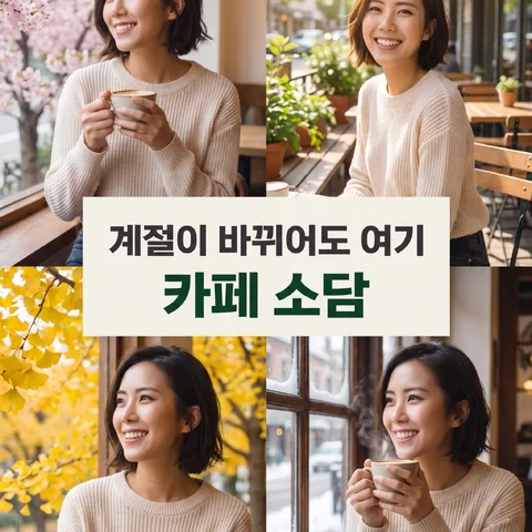 사계절 네 칸 변주