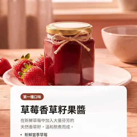 草莓香草籽果醬