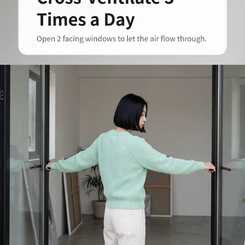 Cross-Ventilate 3 Times a Day