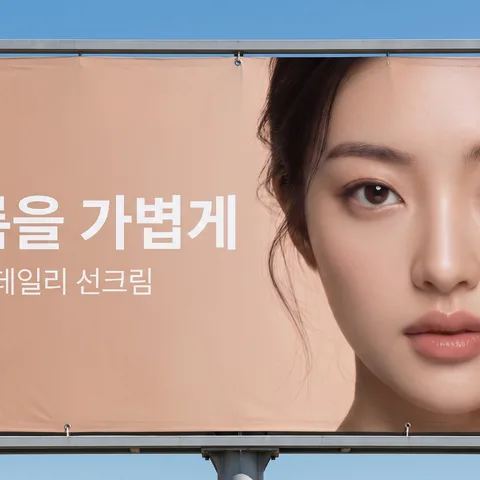 Straight-on billboard