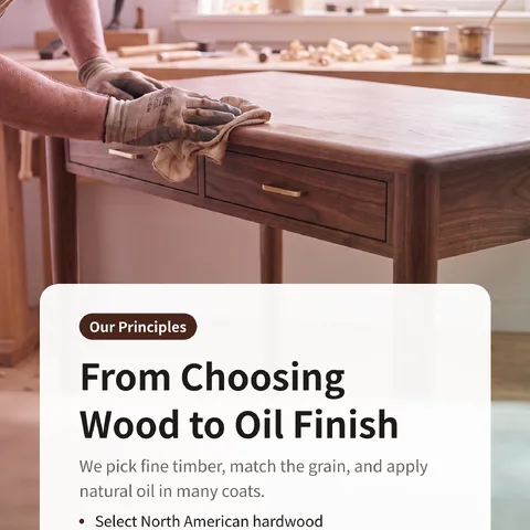 From Choosing Wood to Oil Finish