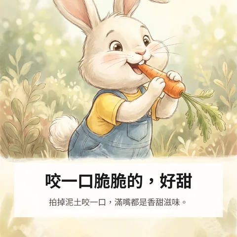咬一口脆脆的，好甜