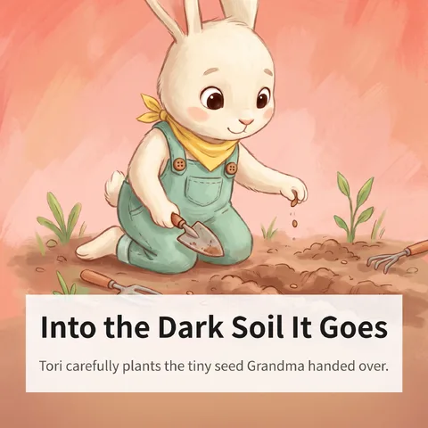 Into the Dark Soil It Goes