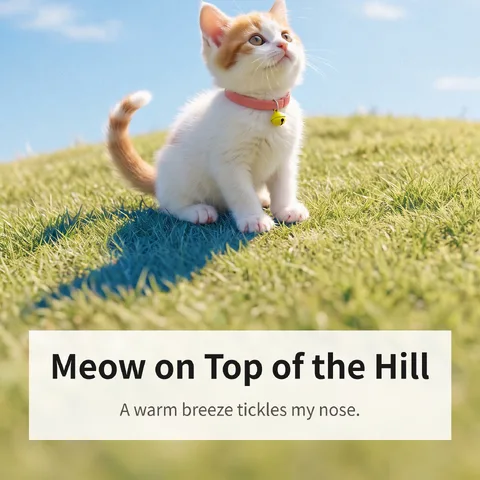 Meow on Top of the Hill