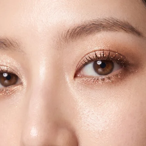 Eye close-up makeup