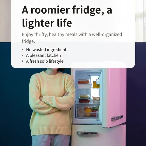 A roomier fridge, a lighter life