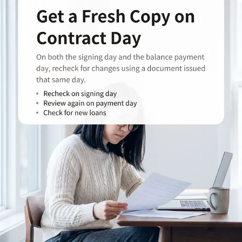 Get a Fresh Copy on Contract Day