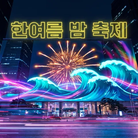 프레임 속 파사드 · 파사드 네온 · 파사드 장노출