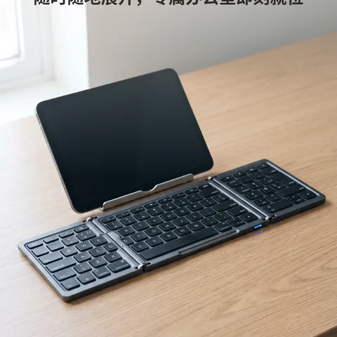 自带支架的无线键盘
