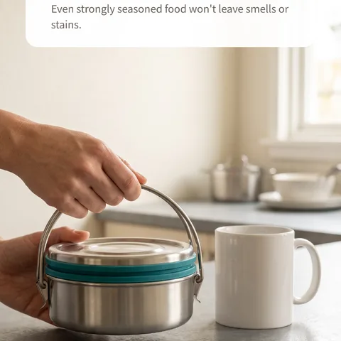 Hygienic, sturdy stainless steel