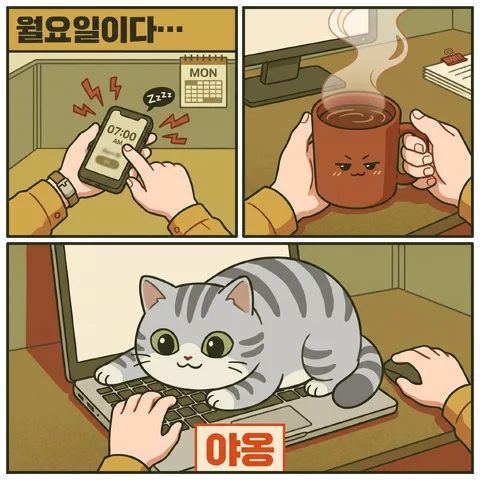 1인칭 시점 · 가을 툰 · SD 캐릭터 툰