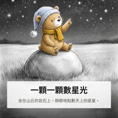 一顆一顆數星光