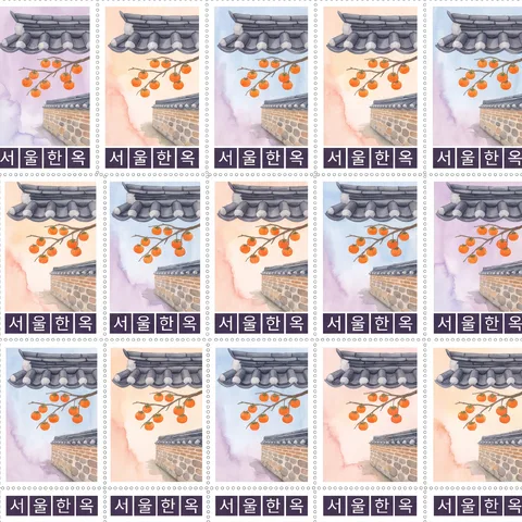 整版郵票 · 郵票粉彩 · 郵票水彩