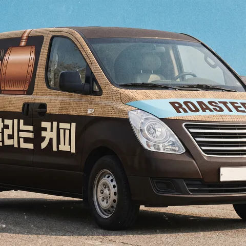 앞 사분의 삼 랩핑 · 랩핑 스카이 블루 · 랩핑 레트로 필름