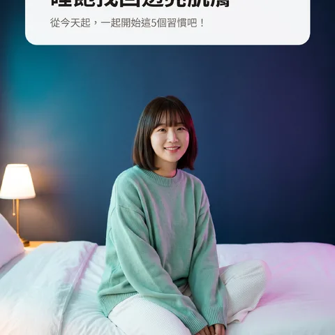 睡飽找回透亮肌膚