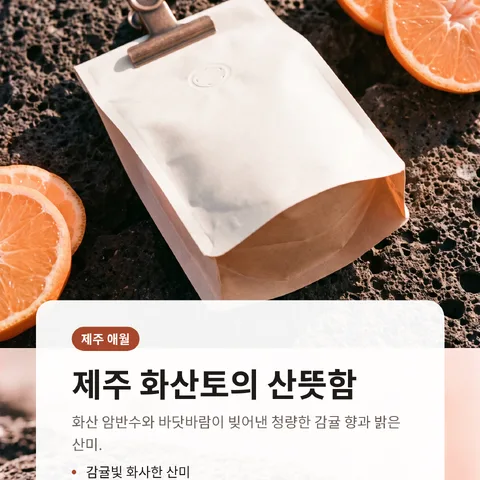 제주 화산토의 산뜻함