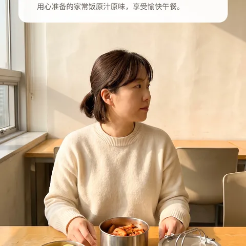 在公司也有温暖整洁的饭菜