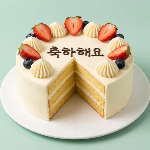한 조각 잘라낸 단면 · 케이크 민트 초코 · 케이크 제과점 포트폴리오