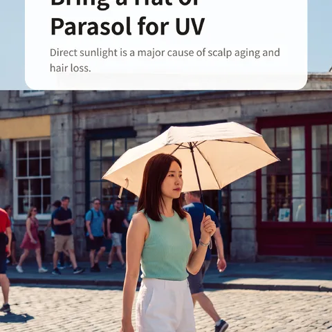 Bring a Hat or Parasol for UV