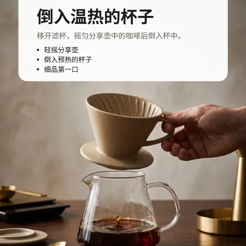 倒入温热的杯子