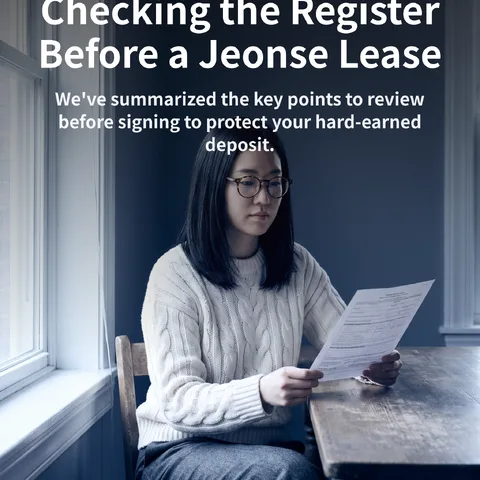 Checking the Register Before a Jeonse Lease