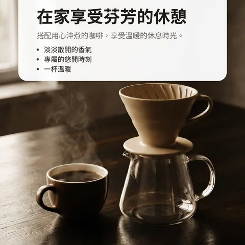 在家享受芬芳的休憩