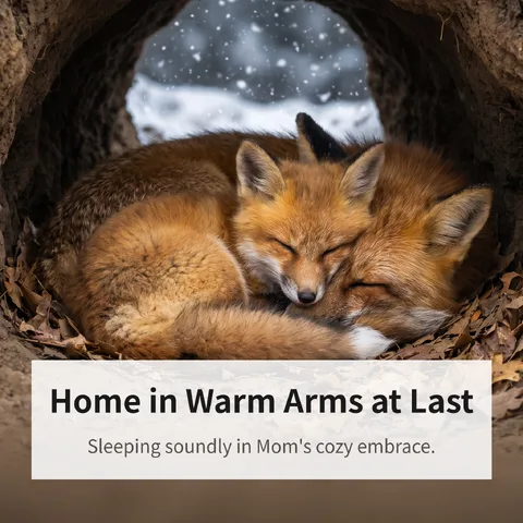 Home in Warm Arms at Last