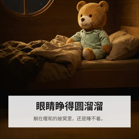 眼睛睁得圆溜溜