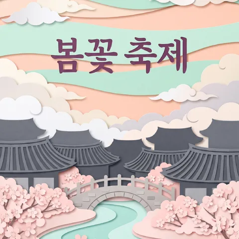 天空云层叠纸 · 剪纸粉彩 · 剪纸单层剪影