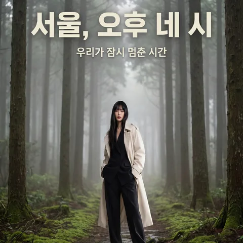 안개 낀 숲 속