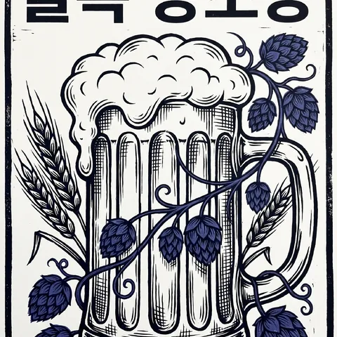 单色点缀 · 版画靛蓝 · 版画丝网印刷