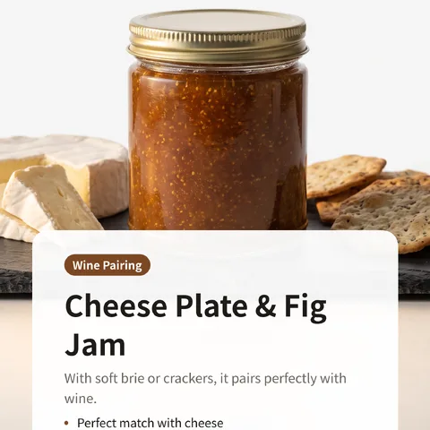 Cheese Plate & Fig Jam