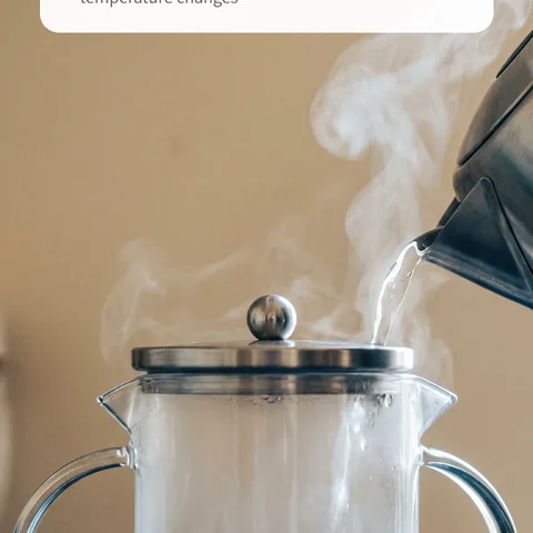 Heat-Resistant Glass for Hot Water