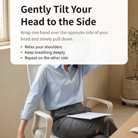 Gently Tilt Your Head to the Side