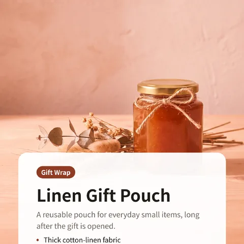 Linen Gift Pouch