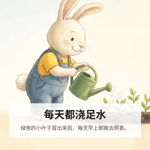 每天都浇足水