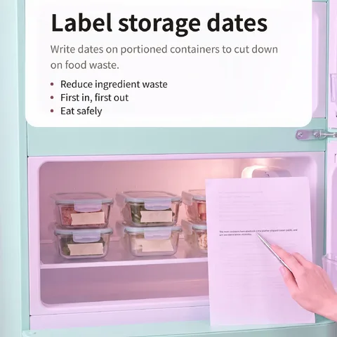 Label storage dates