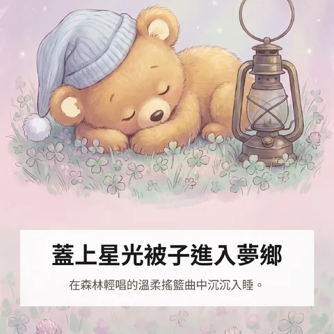 蓋上星光被子進入夢鄉