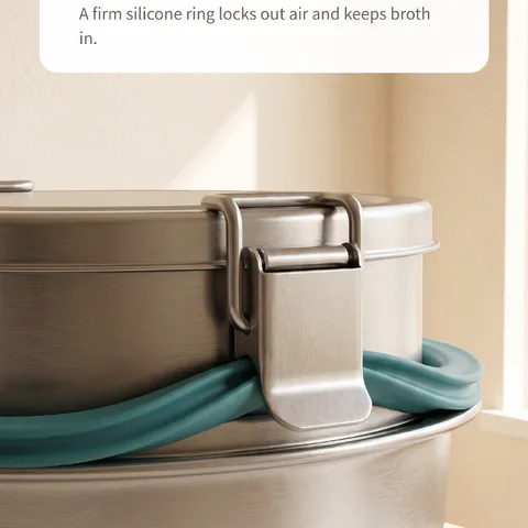 Snug silicone seals every gap