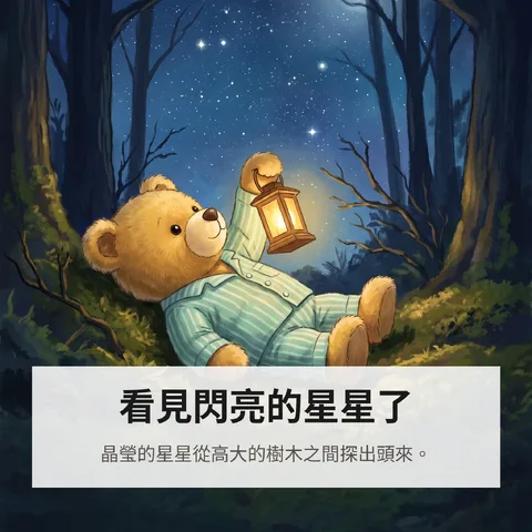 看見閃亮的星星了