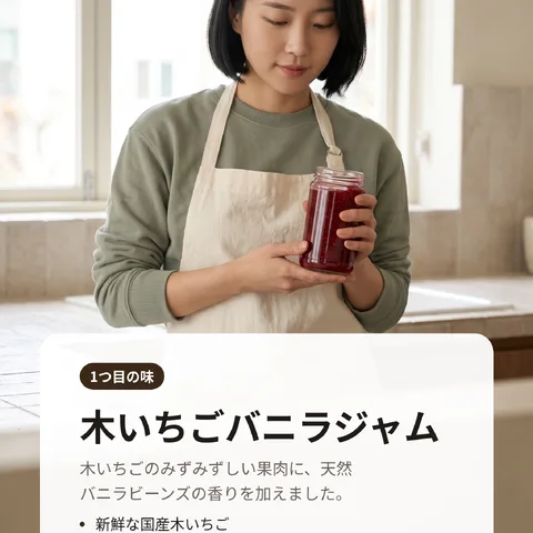 木いちごバニラジャム