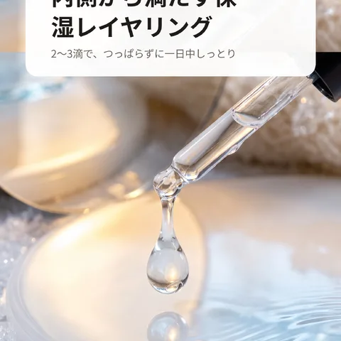 内側から満たす保湿レイヤリング