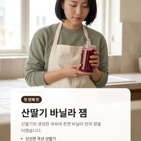 산딸기 바닐라 잼