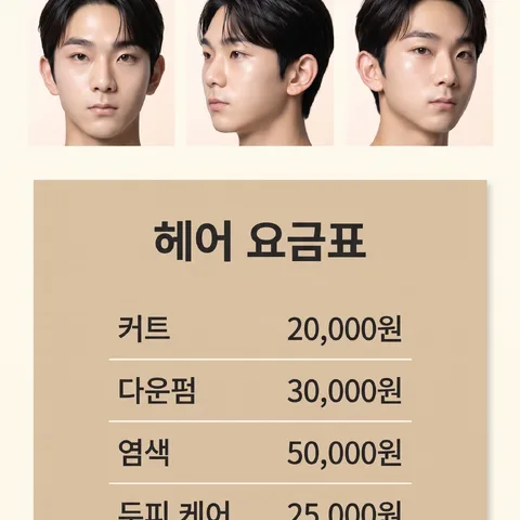 시술 사진 셋 + 표
