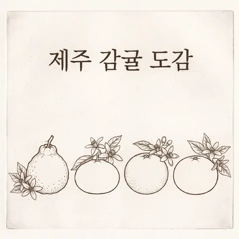 실루엣 비교 줄 · 도감 먹선 · 도감 동판화