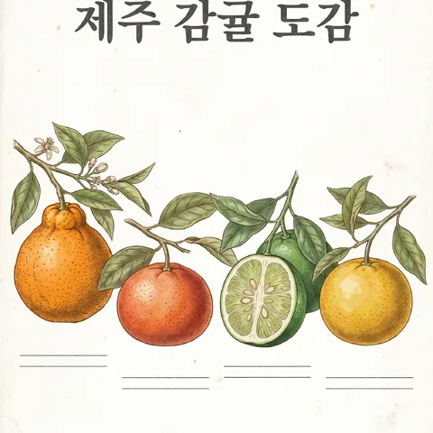 옛 박물도감 한 페이지 · 도감 흰 종이 · 도감 관찰 일지